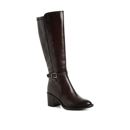 Tamaris Stivali Donna con Tacco in Pelle Testa di Moro 25509-47 MOCCA 304 Tamaris 