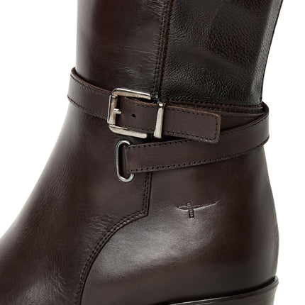 Tamaris Stivali Donna con Tacco in Pelle Testa di Moro 25509-47 MOCCA 304 Tamaris 
