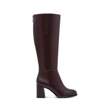 Tamaris Stivali Donna con Tacco in Pelle Bordò 25515-41 BURGUNDY 585 Tamaris 