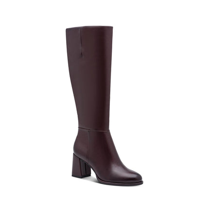 Tamaris Stivali Donna con Tacco in Pelle Bordò 25515-41 BURGUNDY 585 Tamaris 