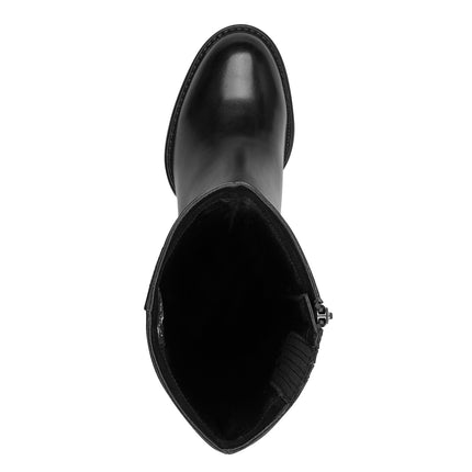 Stivale Donna con Tacco in Pelle Nera | Tamaris 25538-47 BLACK 001 Tamaris 