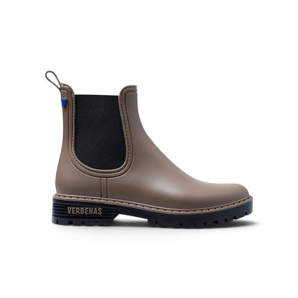 Stivaletto da Pioggia Galosce Donna Chelsea in Gomma Beige | Verbenas GAUDI DOWNTOWN ASH BLACK Verbenas 