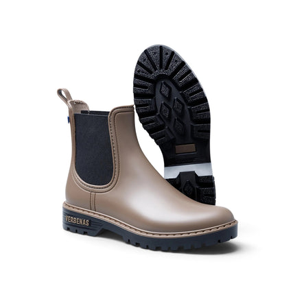 Stivaletto da Pioggia Galosce Donna Chelsea in Gomma Beige | Verbenas GAUDI DOWNTOWN ASH BLACK Verbenas 