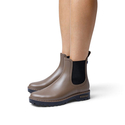 Stivaletto da Pioggia Galosce Donna Chelsea in Gomma Beige | Verbenas GAUDI DOWNTOWN ASH BLACK Verbenas 