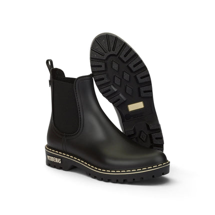 Stivaletto da Pioggia Galosce Donna Chelsea in Gomma Nero | Verbenas GAUDI DOWNTOWN BLACK Verbenas 