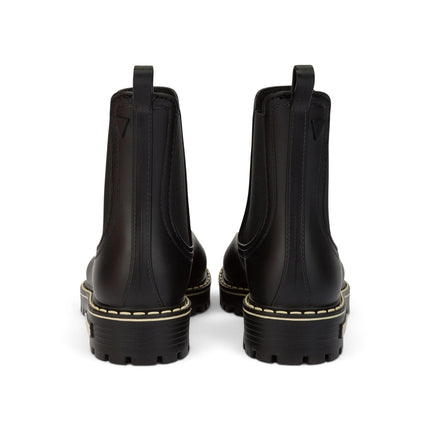 Stivaletto da Pioggia Galosce Donna Chelsea in Gomma Nero | Verbenas GAUDI DOWNTOWN BLACK Verbenas 