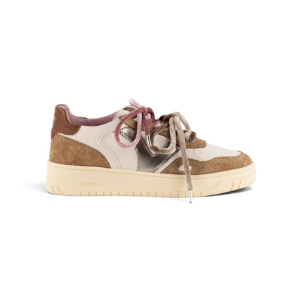 Sneakers Donna Patchwork Cuoio Doppio Laccio | Victoria 1257148 SEUL CUERO Victoria 
