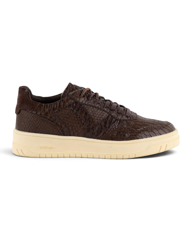 Sneakers Donna Stampa Cocco Testa di Moro | Victoria 1257150 SEUL MARRONE Victoria 