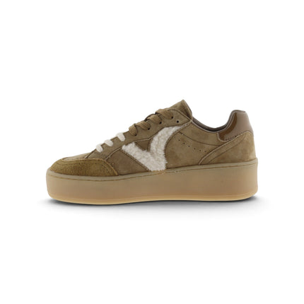 Sneakers Donna Platform Camoscio Cammello | Victoria 1265104 TURIN TAUPE Victoria 