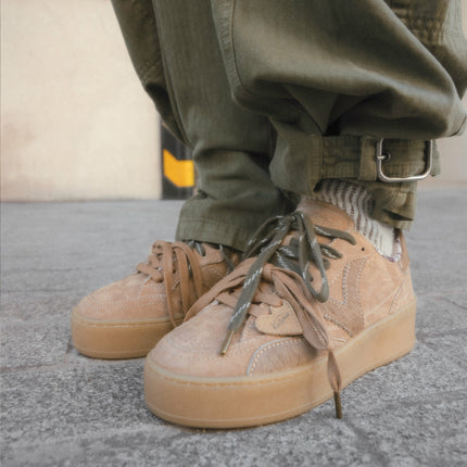 Sneakers Donna Platform Camoscio Beige | Victoria 1265105 TURIN BEIGE Victoria 
