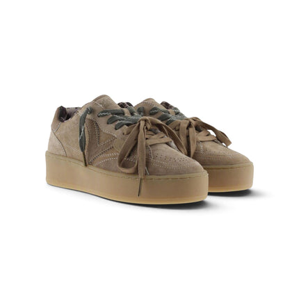 Sneakers Donna Platform Camoscio Beige | Victoria 1265105 TURIN BEIGE Victoria 