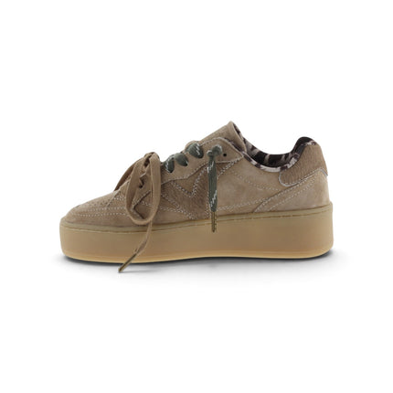 Sneakers Donna Platform Camoscio Beige | Victoria 1265105 TURIN BEIGE Victoria 