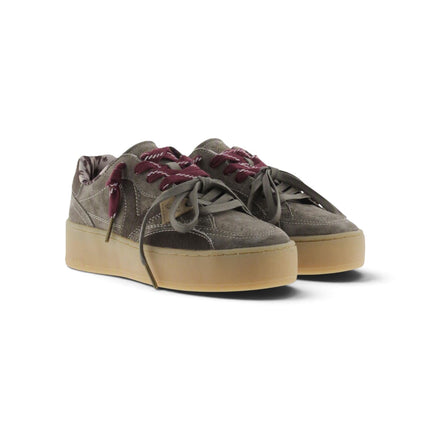 Sneakers Donna Platform Camoscio Kaki | Victoria 1265105 TURIN VERDE Victoria 