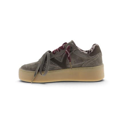 Sneakers Donna Platform Camoscio Kaki | Victoria 1265105 TURIN VERDE Victoria 