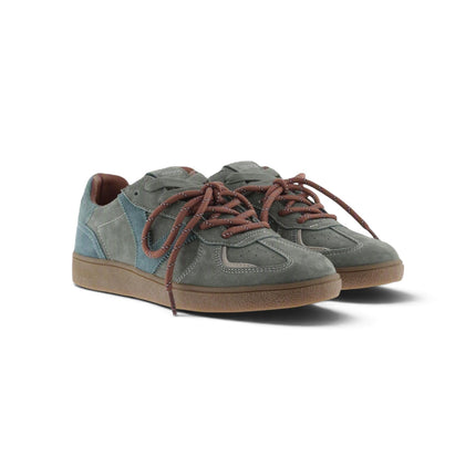 Sneakers Donna Camoscio Verde Doppio Laccio | Victoria 1267100 LONDRES JADE Victoria 
