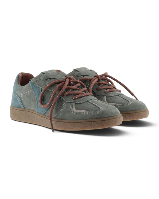 Sneakers Donna Camoscio Verde Doppio Laccio | Victoria 1267100 LONDRES JADE Victoria 