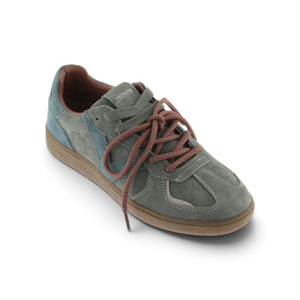 Sneakers Donna Camoscio Verde Doppio Laccio | Victoria 1267100 LONDRES JADE Victoria 