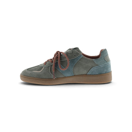 Sneakers Donna Camoscio Verde Doppio Laccio | Victoria 1267100 LONDRES JADE Victoria 