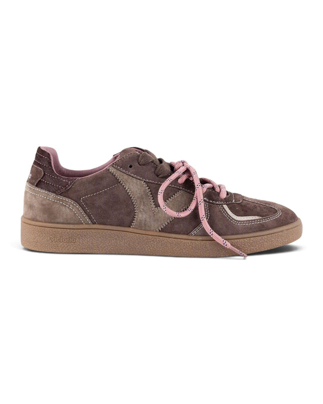 Sneakers Donna Camoscio Testa di Moro Doppio Laccio | Victoria 1267100 LONDRES MARRONE Victoria 