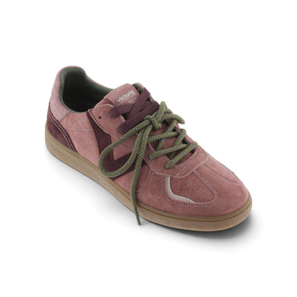 Sneakers Donna Camoscio Nude Doppio Laccio | Victoria 1267100 LONDRES NUDE Victoria 