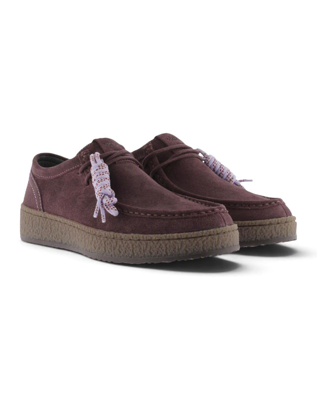 Mocassini Donna Camoscio Bordeaux Doppio Laccio | Victoria 1268101 MALMO WALLABEE BURDEOS Victoria 