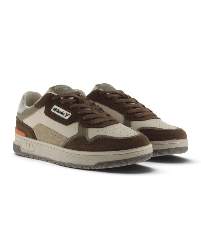 Sneakers Uomo Dettagli Camoscio Multicolore | Victoria 8800126 C80 TAUPE Victoria 