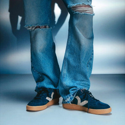 Sneakers Uomo Camoscio Blu | Victoria 8806120 SMASH MARINO Victoria 