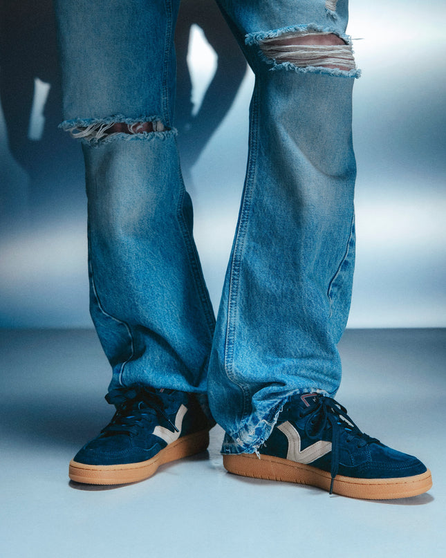 Sneakers Uomo Camoscio Blu | Victoria 8806120 SMASH MARINO Victoria 