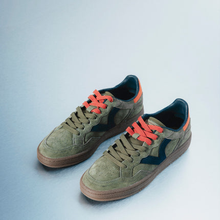Sneakers Uomo Camoscio Kaki | Victoria 8806120 SMASH VERDE Victoria 