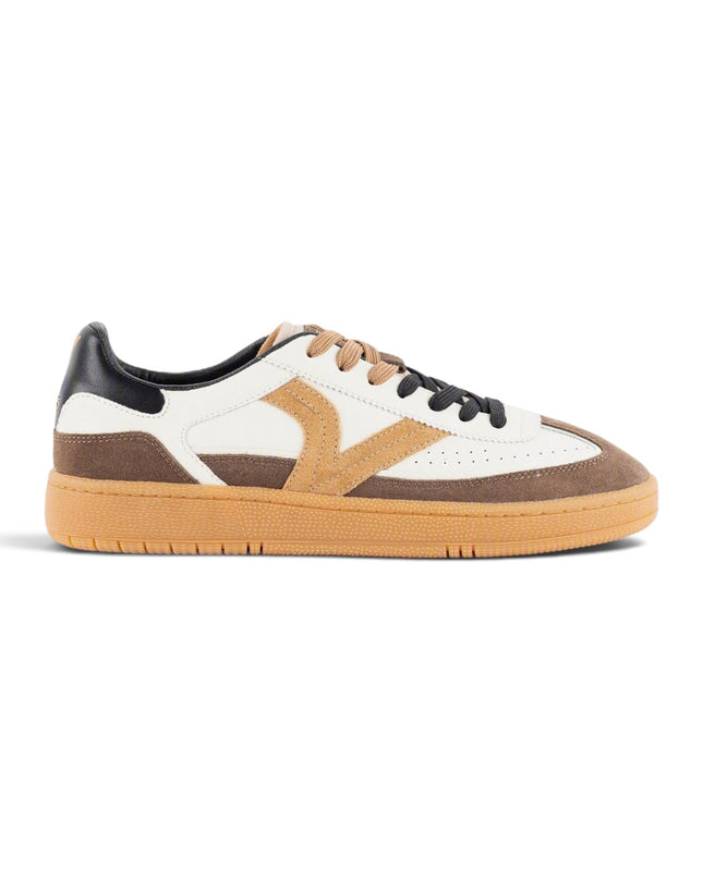 Sneakers Uomo Pelle e Camoscio Cuoio Patchwork | Victoria 8806121 SMASH CUERO Victoria 