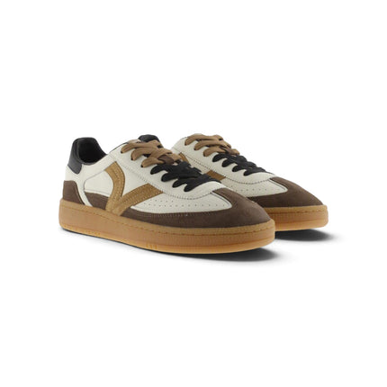 Sneakers Uomo Pelle e Camoscio Cuoio Patchwork | Victoria 8806121 SMASH CUERO Victoria 