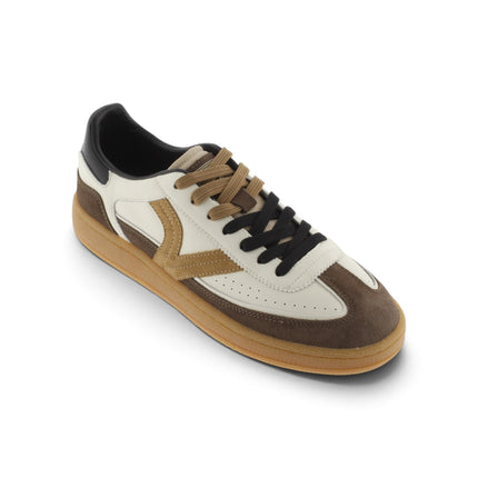 Sneakers Uomo Pelle e Camoscio Cuoio Patchwork | Victoria 8806121 SMASH CUERO Victoria 