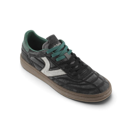 Sneakers Uomo Nere Inserto Verde in Pelle | Victoria 8806125 SMASH BLACK Victoria 