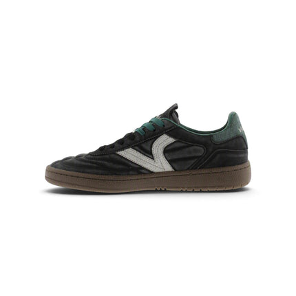 Sneakers Uomo Nere Inserto Verde in Pelle | Victoria 8806125 SMASH BLACK Victoria 