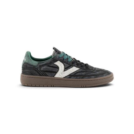 Sneakers Uomo Nere Inserto Verde in Pelle | Victoria 8806125 SMASH BLACK Victoria 