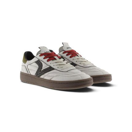 Sneakers Uomo Bianche Inserto Multicolor in Pelle | Victoria 8806125 SMASH WHITE Victoria 