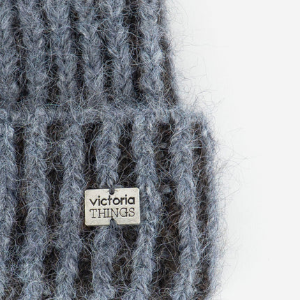 Victoria Cappello Beanie Donna Grigio 9126020 BICOLOR GRIS Victoria 