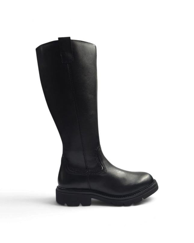 Stivale Donna Tacco Roccia in Pelle Nera | Vueva BB386210 BLACK Vueva 