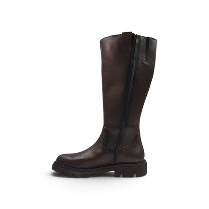Stivale Donna Tacco Roccia in Pelle Marrone | Vueva BB386210 BROWN Vueva 