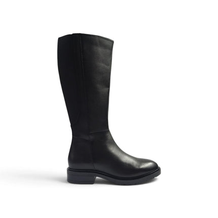 Stivale Donna Tacco Basso in Pelle Nera | Vueva BB486206 BLACK Vueva 