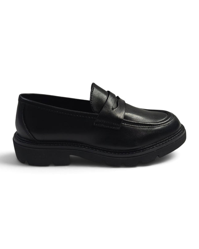 Mocassini Donna con Morsetto in Pelle Nera | Vueva U385209 BLACK Vueva 