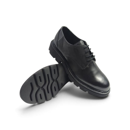 Francesina Liscia Donna con in Pelle Nera | Vueva UB385203 BLACK Vueva 