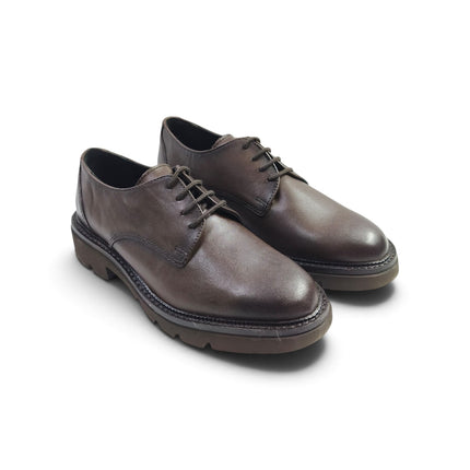 Francesina Liscia Donna con in Pelle Marrone | Vueva UB385203 BROWN Vueva 
