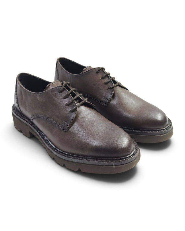 Francesina Liscia Donna con in Pelle Marrone | Vueva UB385203 BROWN Vueva 