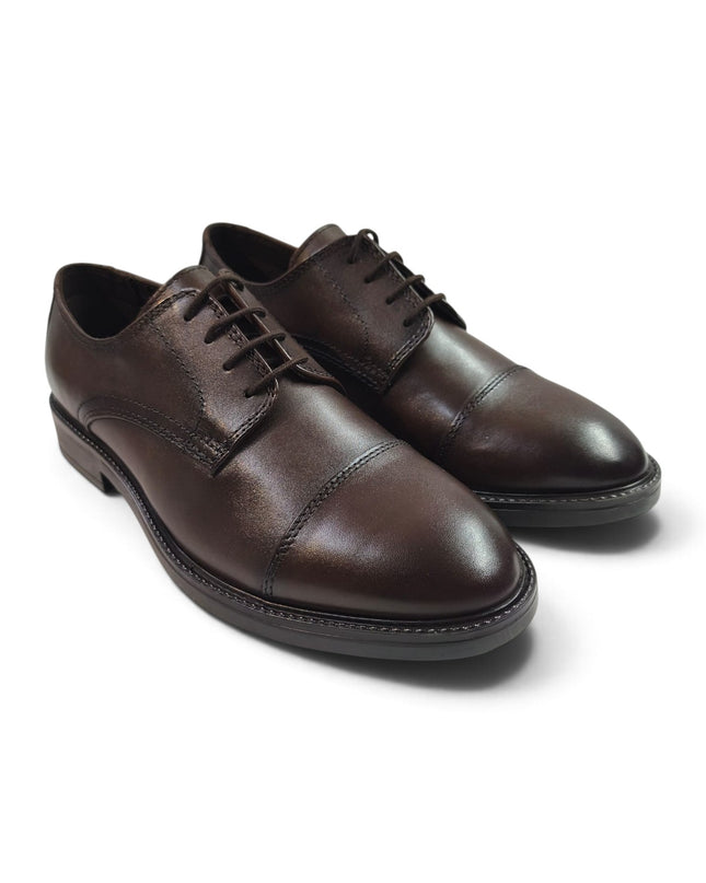 Francesina Oxford Uomo in Pelle Marrone | Vueva WB276206 BROWN Vueva 