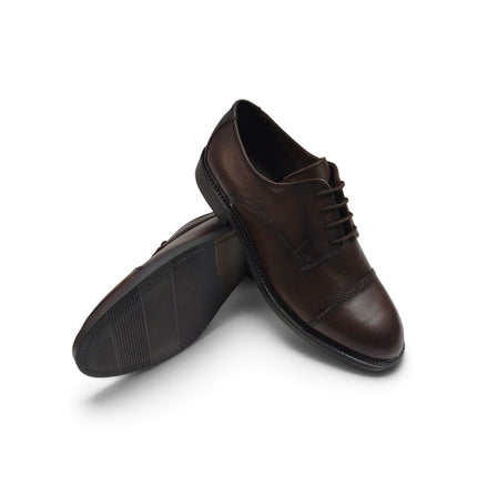 Francesina Oxford Uomo in Pelle Marrone | Vueva WB276206 BROWN Vueva 