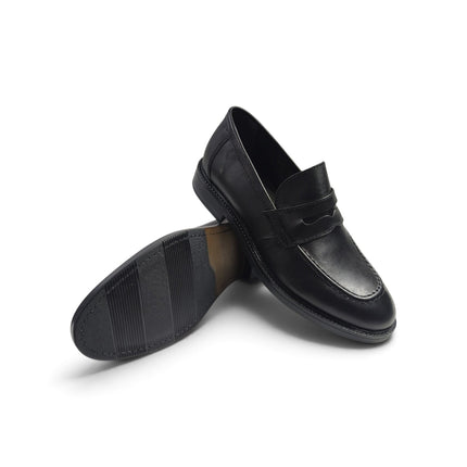 Mocassino Uomo College Bendina in Pelle Nera | Vueva WB276207 BLACK Vueva 