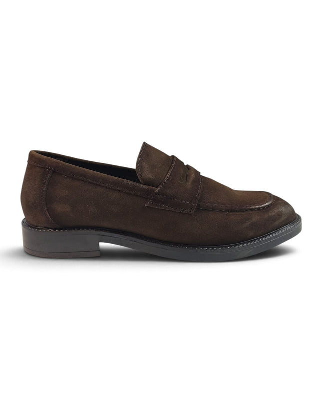 Mocassino Uomo College Bendina in Camoscio Marrone | Vueva WB276207 SUEDE BROWN Vueva 