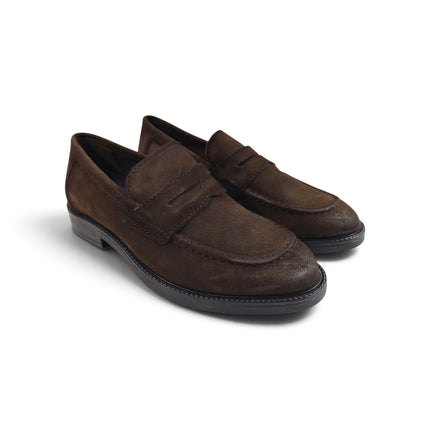 Mocassino Uomo College Bendina in Camoscio Marrone | Vueva WB276207 SUEDE BROWN Vueva 