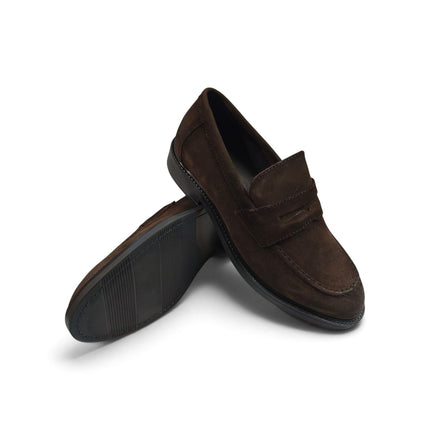 Mocassino Uomo College Bendina in Camoscio Marrone | Vueva WB276207 SUEDE BROWN Vueva 